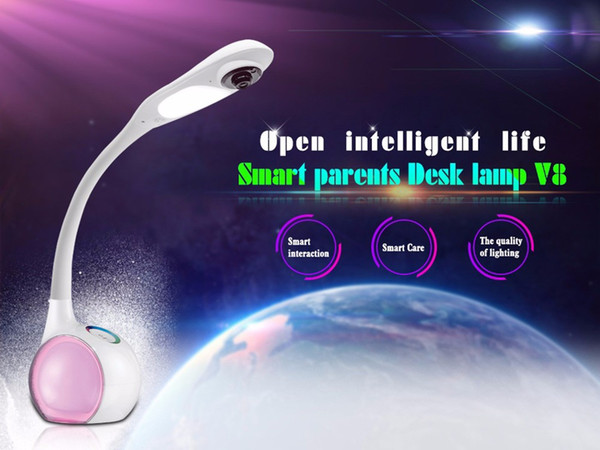 New Arrival Smart Intimate Lamp Remote Parent Desk Light Baby Monitor with Camera Light Touch 720P Mini Cam Video Surveilance