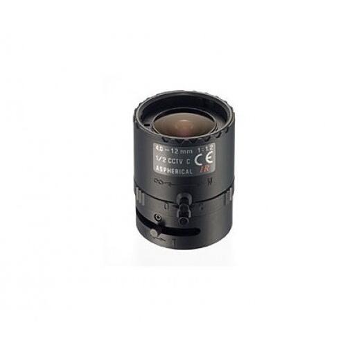 Tamron 12VM412ASIR 1/2 4-12mm F/1.2 Infrared Manual C-Mount Lens