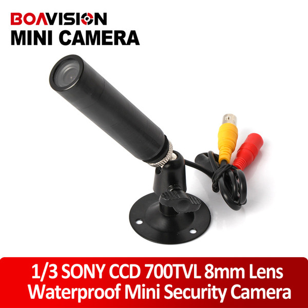 Mini Security CCTV Camera Outdoor Waterproof Bullet Sony 700TVL Camera Effio CCD Color 8mm Lens For Analog CCTV DVR BOAVISION