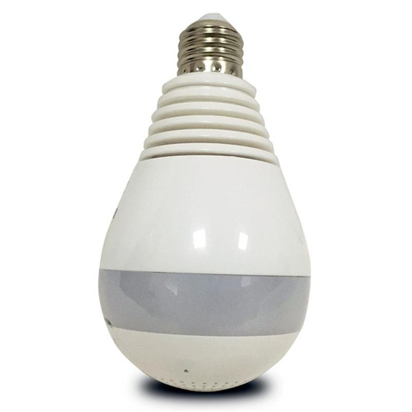 360 degree Panoramic Fish Eye Camera LED Light Bulb 1080P HD Wifi CCTV Home Security Surveillance