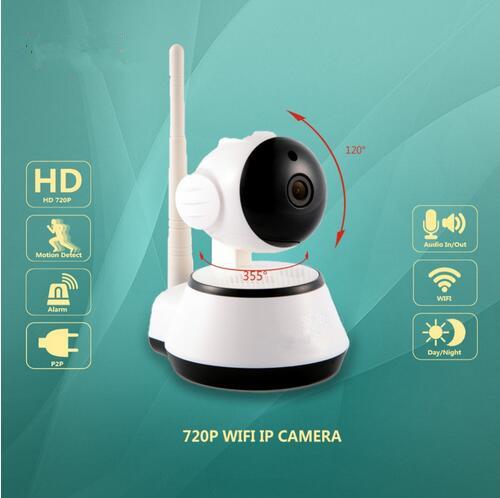 Newest 720P IP Camera Wi-Fi Wireless Home Security Camera Surveillance wifi ip Camera Day/Night Vision CCTV Automatic alarm