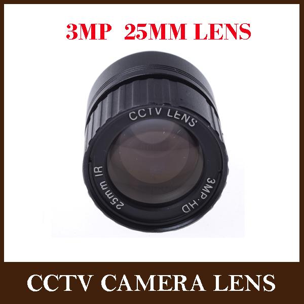 CCTV Lens 25mm IR 1/2.5 Inch 3MP F1.4 Fixed CS Mount Mega Lens 1080P HD For IP HDCVI SDI Camera IP Camera