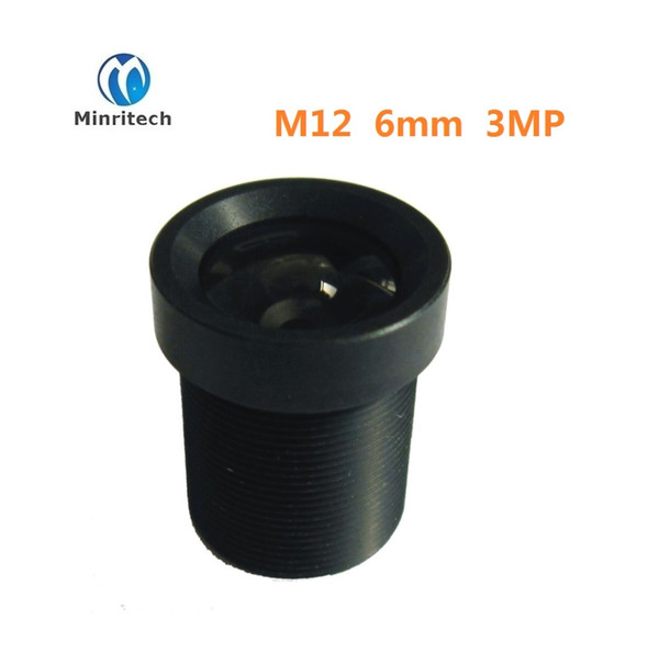 HD 3MP cctv lens 6MM M12 mount lens for IP video surveillance camera wide angle cctv lenses