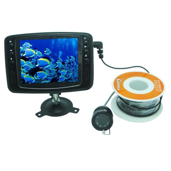 30M UnderWater Fishing Camera 8 IR LED CCTV Camera With 3.5inch Color Monitor Fish Finder Night Vision