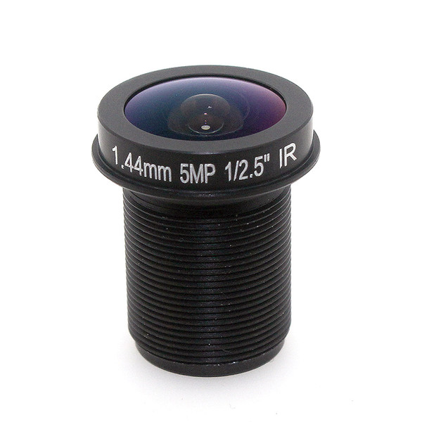1/2.5 inch f2.0 1.44mm 5MP m12 fisheye lens fixed iris 180 degree cctv camera wide angle lens