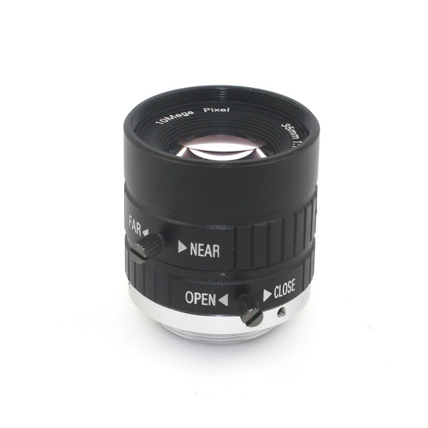 10MP 35mm 1:1.8 HD Industrial Camera Lens with Fixed Manual IRIS Focus Zoom Lens C Mount CCTV Lens for CCTV Camera Industrial Microscope