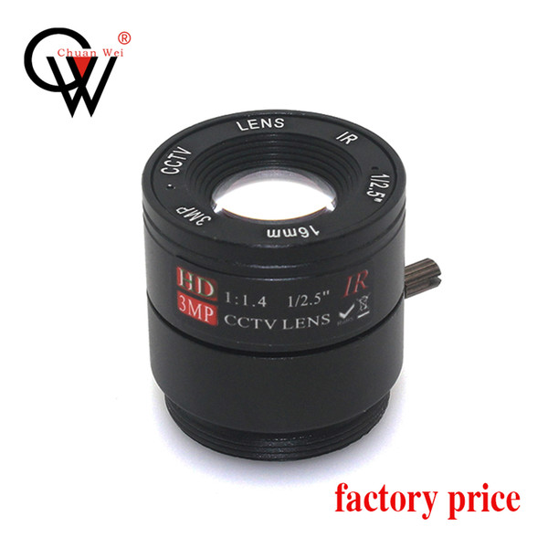 CW Security& Surbeillance CCTV CS Fixed lens 16mm F1.4 19degree 1/2.5