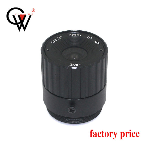 CW Security& Surbeillance CCTV CS Fixed lens 6mm F1.4 56degree 1/2.5