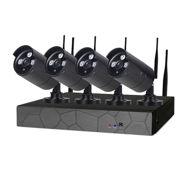 4CH Wireless NVR 960P IR outdoor P2P WIFI 4PCS 1.3MP CCTV Security Camera System Surveillance Kit with 1tb harddrive