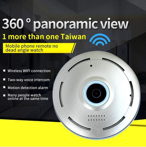 Newest 360 Graden smart panoramin webcam Mini draadloze camera IP camera 960 P wifi ondersteuning P2P tweeweg audio360 Graden smart panorami