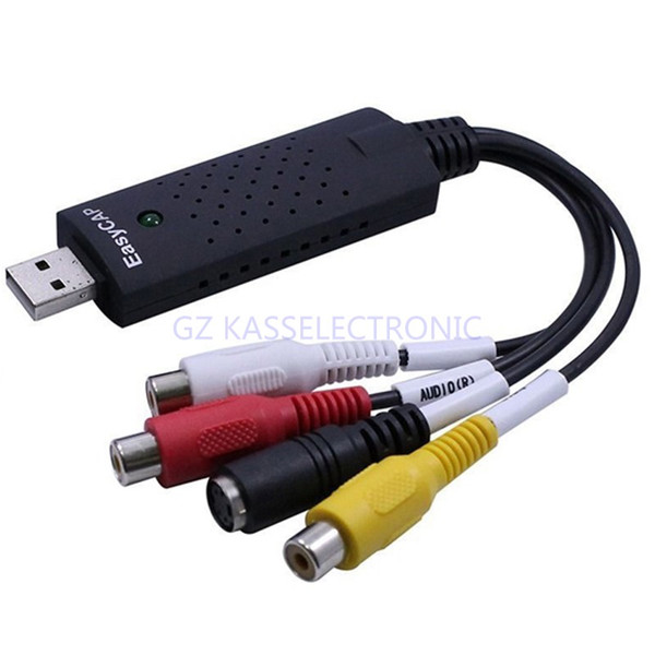 Wholesale-2016 new USB2.0 VHS to DVD Converter, convert analog video to digital format through PC Free shipping