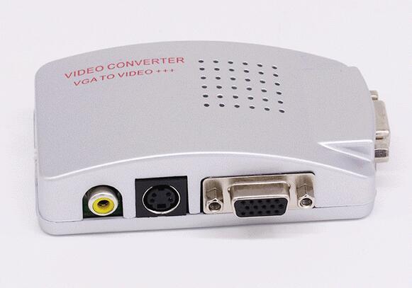 PC VGA to TV AV RCA Adapter Converter Video Switch Box