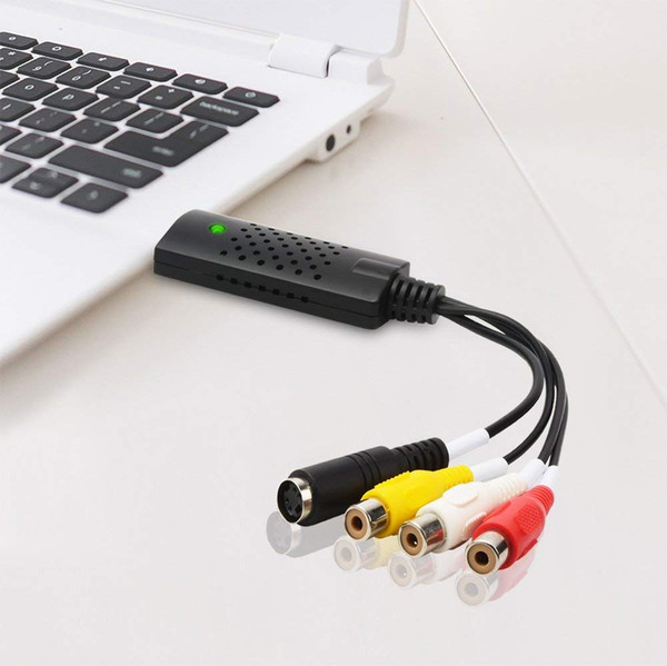 USB 2.0 Easycap tv dvd vhs video capture card audio av easy cap adapter No need CD Driver