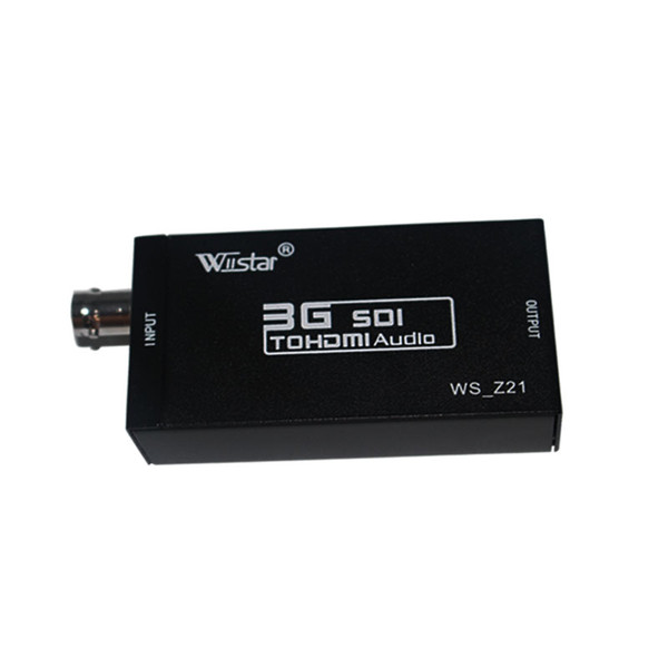 Wholesale- wiistar HD 1080P 3G sdi to hdmi Converter Support SD / HD-SDI / 3G-SDI Signals Showing sdi2hdmi sdi to hdmi free shipping