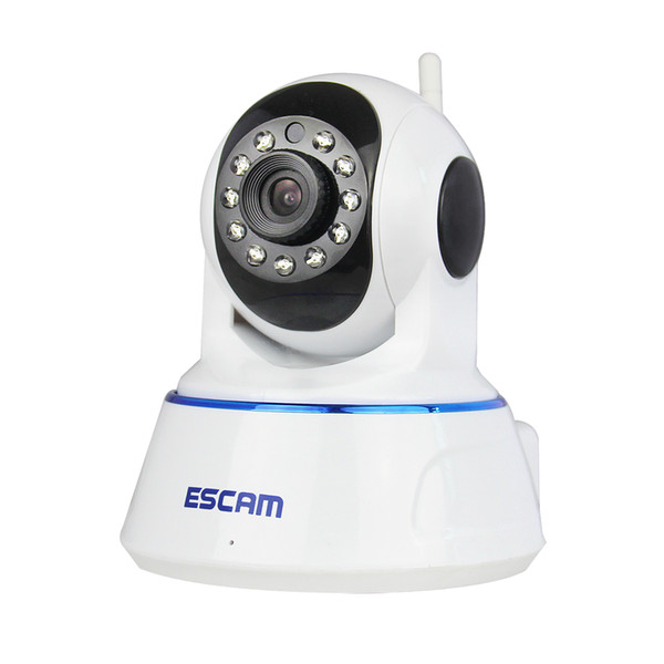 Escam QF002 HD 720P IP Camera Night Vision 3.6mm len H.264 1/4 CMOS P2P WIFI IR CCTV Mini Dome Camera