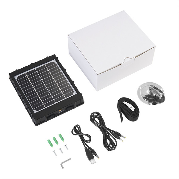 Solar Panel 3000mAh 3W For 4G Hunting Camera Photo Traps WildCamera External Solar Power Charger With Aluminum Battery