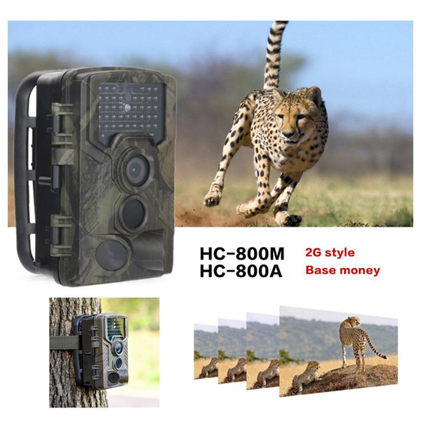 Hunting Camera 16MP HD 1080P Infrared Night IP65 0.1mA Vision Casual Wildlife 1080P/720P/VGA Camera Unisex