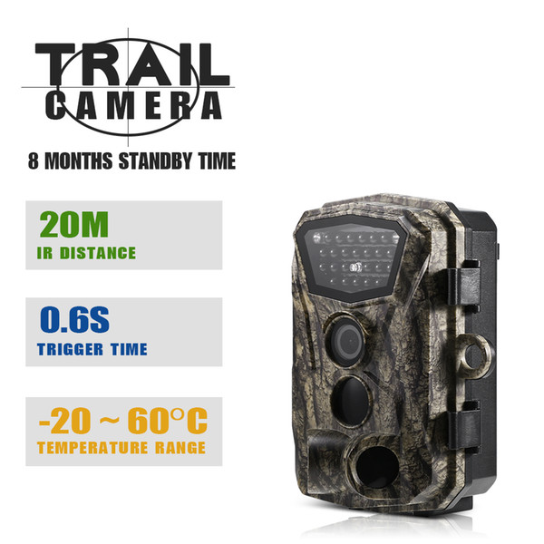 0.6S Trigger Infrared Night Vision Hunting Camera Wildlife Scouting Game Camera IP56 Waterproof 18Mp 1080P Hunting Trail