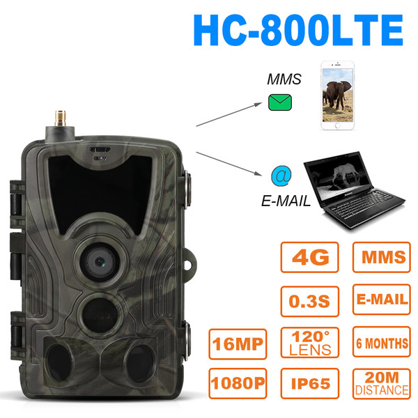 0.3s Super Fast Trigger IP65 Waterproof Hunting Trail Camera Outdoor Wildlife Scouting Camera with PIR Sensor Night Vision