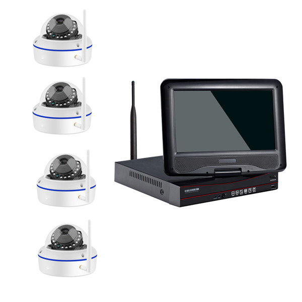 4CH HD 1080P WiFi NVR Kit with 10.1