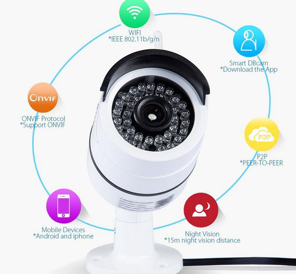 1080P IP WIFI Mobile Remote Waterproof Monitoring Camera Wireless Security Outdoor Wireless Camera Baby Monitor APP