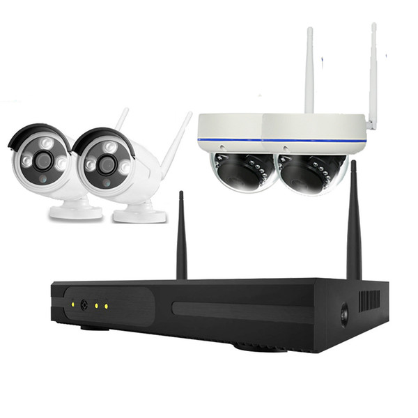 CCTV IP Camera Wireless Kit Wifi 4CH Outdoor HD 960P NVR System IR Outdoor and Indoor P2P IP Camera Security System Surveillance Kit