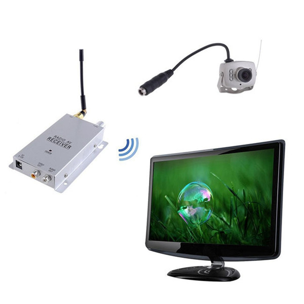 6 IR LED mini night vision Wireless camear 208C 1.2G CMOS CCTV Mini Pinhole CCTV Security Kit