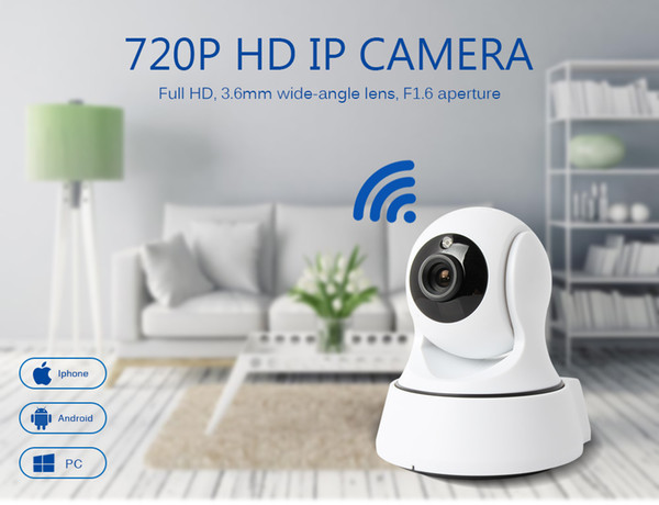 Hot selling HD 720p 1.0MP PTZ WiFi IP Camera ir Cut Night Vision Security two-way Audio Mini CCTV Surveillance IP wireless camera app cam360