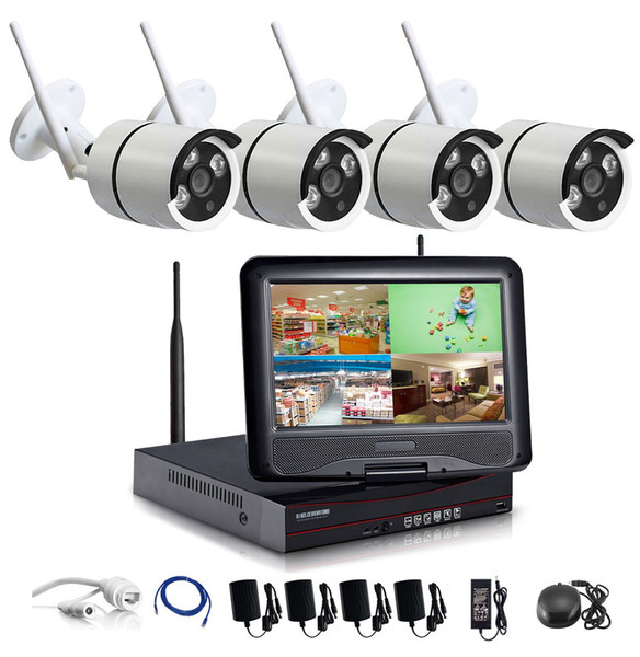 1280*720P HD Wireless Outdoor Network/IP Security Camera 4CH 720P HD WIFI NVR Wireless CCTV Surveillance Systems Home Security