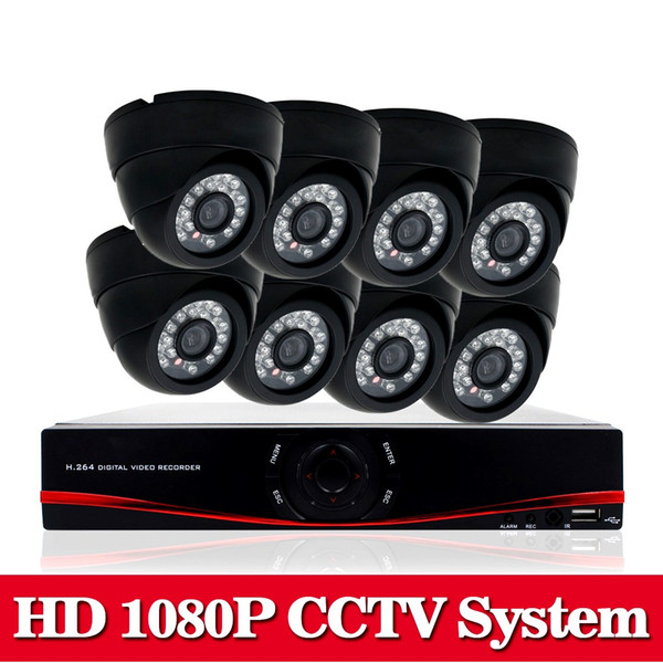 8CH AHD-NH 2.0MP HD 1080P security dome camera CCTV System Kit 16 Channel Video Surveillance 1080P DVR NVR system usb 3g wifi