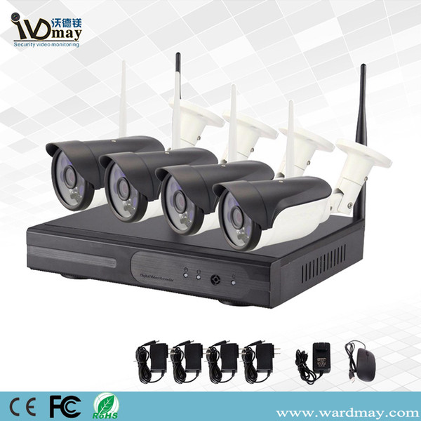 Hot Selling 4chs WiFi NVR Kits CCTV Surveillance 2.0MP IP Camera for home security in Market