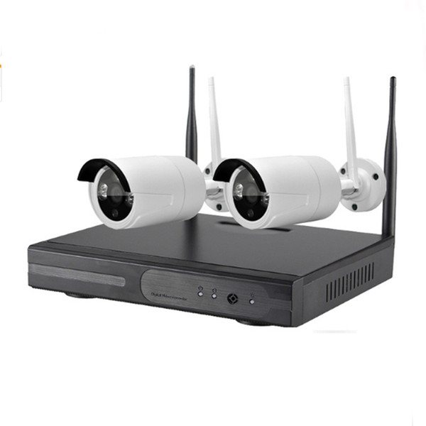 2CH Wireless Camera Kits Wire Home security CCTV System 2 Channel Indoor 720P Outdoor Bullet Video surveillence IP Camera