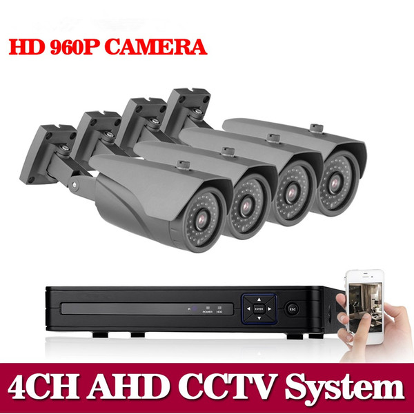 NINI 4CH CCTV System 1080P HDMI AHD 4CH CCTV DVR 960P 1.3 MP IR Security Camera 2500 TVL CCTV Camera Surveillance System