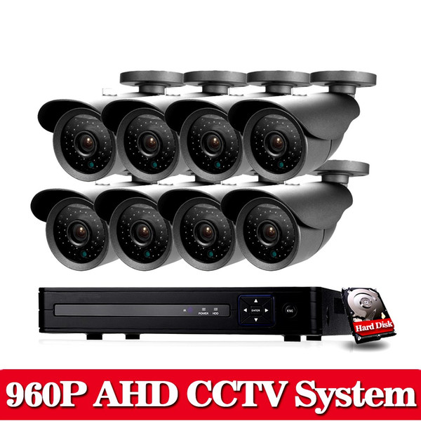 Home security camera system CCTV 8CH 1080P DVR kit with 8 SONY 2500TVL 1.3MP HD Night Vision Outdoor Surveillance Camera System