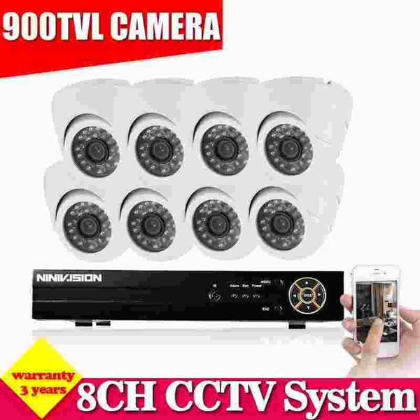 CCTV System 8CH AHD CCTV DVR with 960H 3G Wifi HD 900TVL IR Camera Security System with IR Cut Filter 8CH DVR Kit