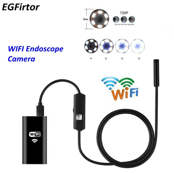 Factory Price WIFI Endoscope Camera Mini Waterproof Soft Cable Inspection Camera 8mm USB Rechargable Endoscope Android Endoscope For phone