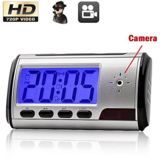 Mini Camera Alarm Clock 1080P HD Video Motion Detection Night Vision IR Video Recorder Mini Surveillance Cam