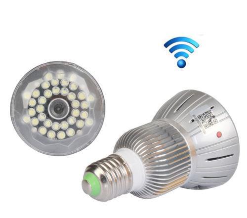 HD1080P Wifi camera E27 Bulb LED Lamp CCTV Security Camcorder Nanny DVR