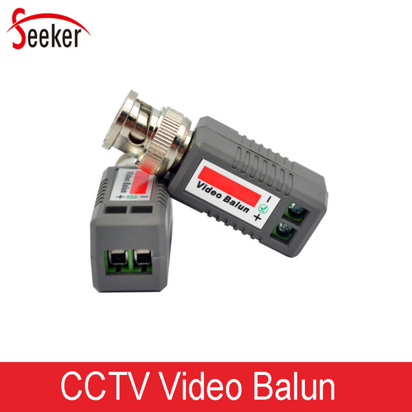 100pcs/50pairs Security Parts passive Transceivers UTP CCTV Video Balun Coaxial Cat5 Upto 2000ft 600M for AHD TVI CVI cameras