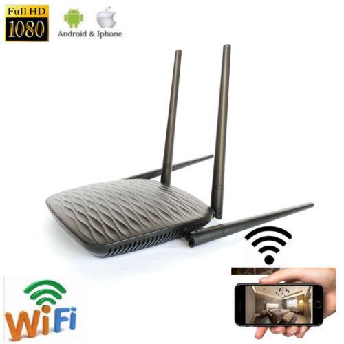 HD 4K wifi wireless camera home router camera network video recorder with night vision mobile phone remote monitor