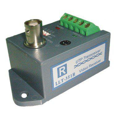 LLT-351R,1 CH Active UTP Video Balun(receiver),2200m for color video,2800m for B/W video