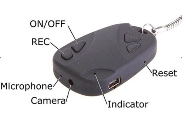 Elytek Technology Car Key Chain Micro Camera