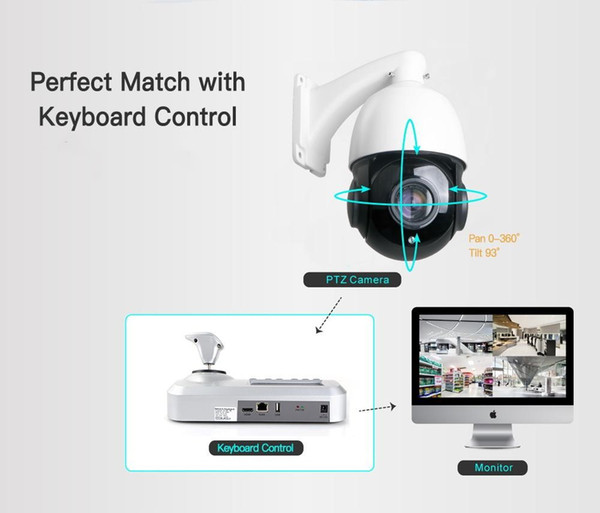 PTZ IP Camera Outdoor Security Network P2P IR Night IP Speed Dome Camera