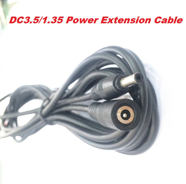 DC 3.5/1.35 Power Extension Cable, Network Camera 9V 3.5*1.35 Pure Copper Extension Line 1M/3M/5m