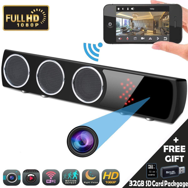 Smart WIFI Bluetooth Speaker Camera Mobile Remote Monitoring Camera Bluetooth Audio Camera Live View