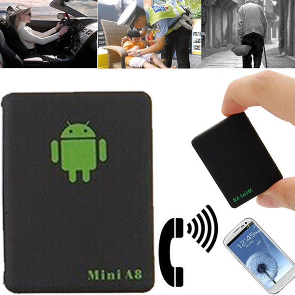 Mini A8 Car GPS Tracker Global Locator Real Time 4 Frequency GSM GPRS Security Auto Tracking Device Support Android For Children Pet Car