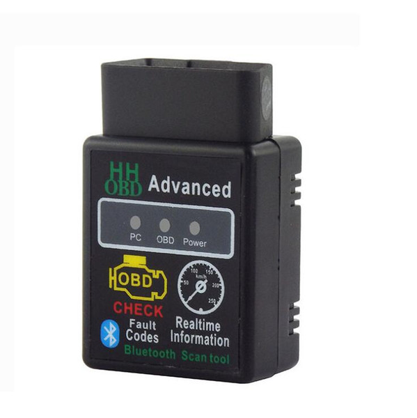 Mini ELM327 V2.1 Bluetooth HH OBD Advanced OBDII OBD2 ELM 327 Auto Car Diagnostic Scanner code reader scan tool blue hot sale