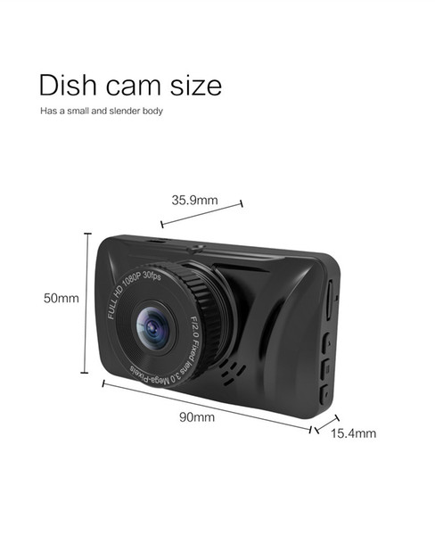 3-inch screen HD LCD display wifi automobile car data recorder mini car automobile data recorder Car Video Camera Recoder Black Box DVR