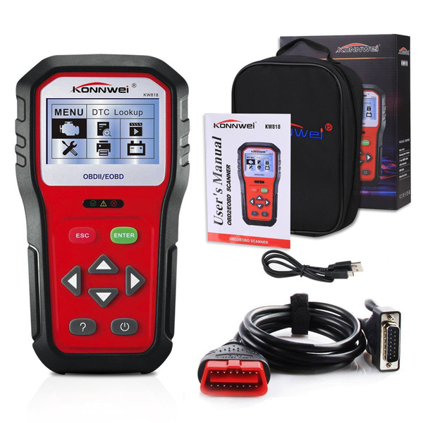 OBD2 Car Diagnostic Scanner,KW818 Universal Car Code reader Vehicle Diagnostic Tool,Check Engine Light Code Reader for all Cars Since 1996