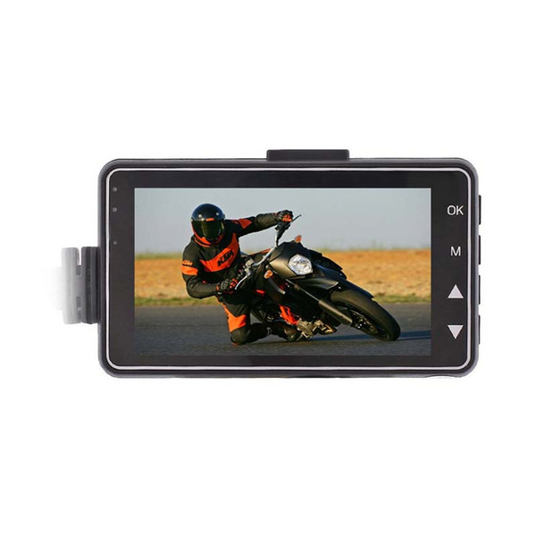 3 Inch LCD Screen Video Recorder Motorcycle Driving Recorder Durable Car DVR Tachograph HD Clarity Automobile LCD Screen Video Recorder Moto